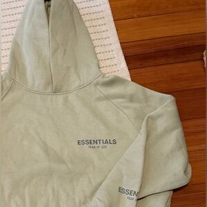 Essentials Sage Green Hoodie
